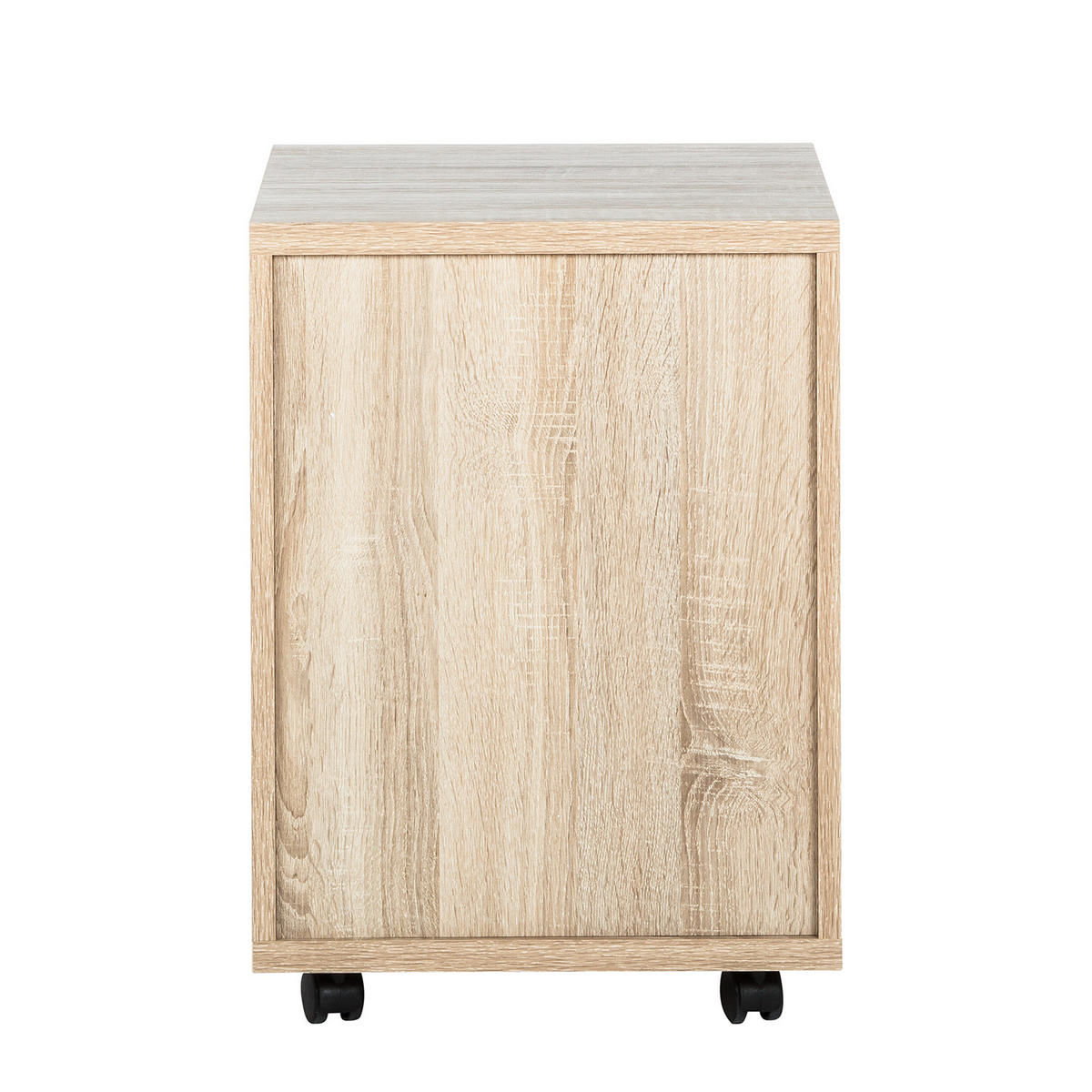 ROLLCONTAINER - Eichefarben, Holzwerkstoff/Kunststoff (40/56/40cm) - home24
