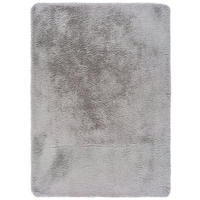 HOCHFLORTEPPICH Silber Alpaca 200/290 cm - Silberfarben, Textil (200/290cm) - Atticgo