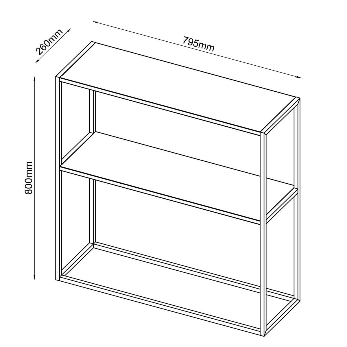 REGAL - Schwarz, Metall (80/81/26cm) - home24