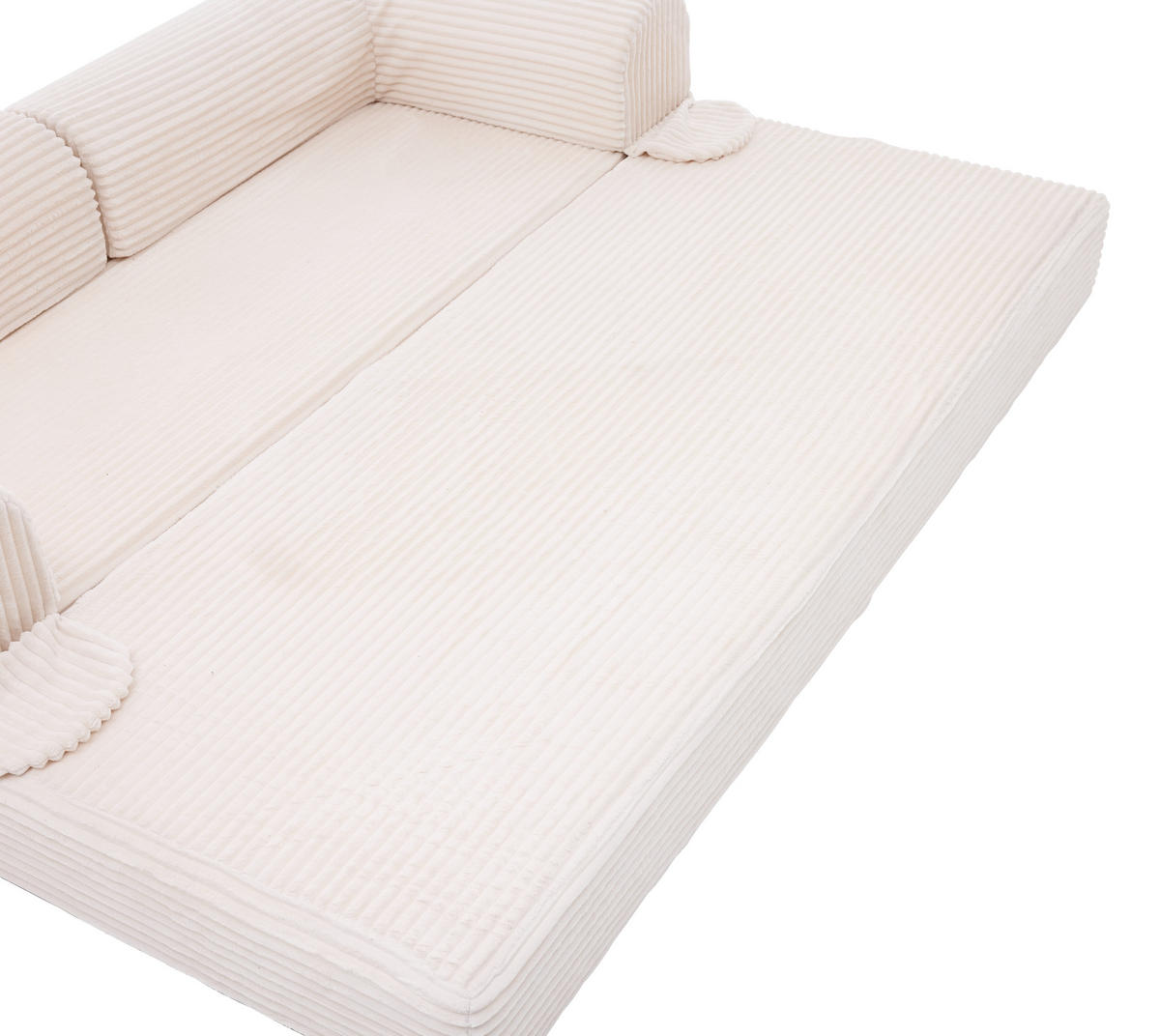 SCHLAFSOFA DE-35181 2-in-1 umwandelbar Beige - Beige, Textil (78/65/190cm) - ComfortXL