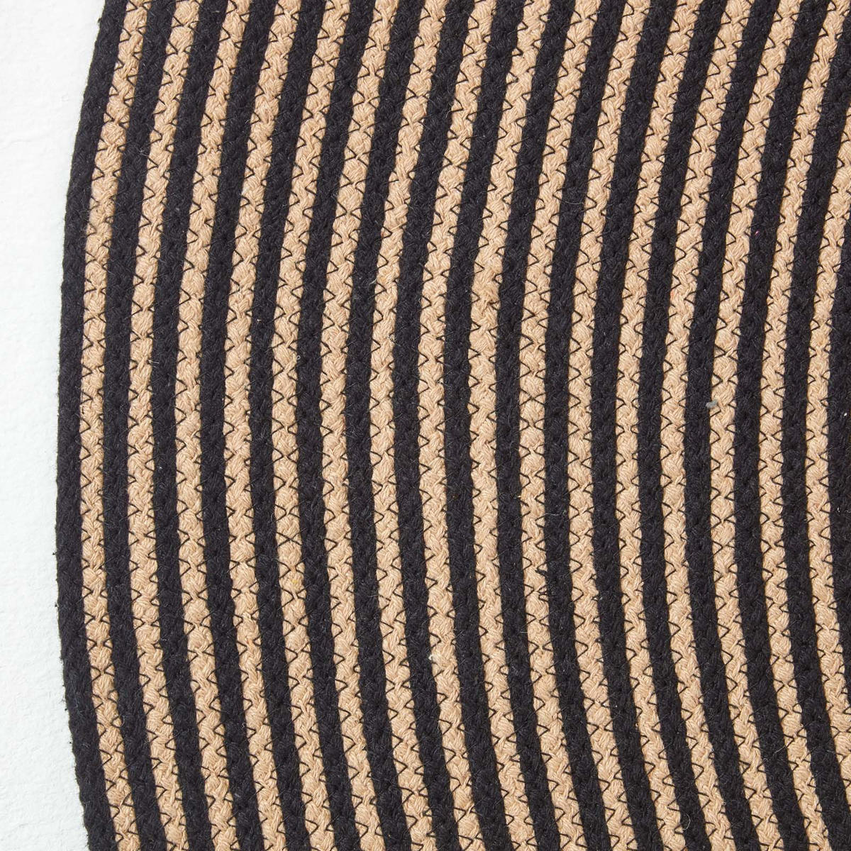 TEPPICH Spirale geflochten rund 120 cm - Braun, Textil (120/120cm) - Homescapes
