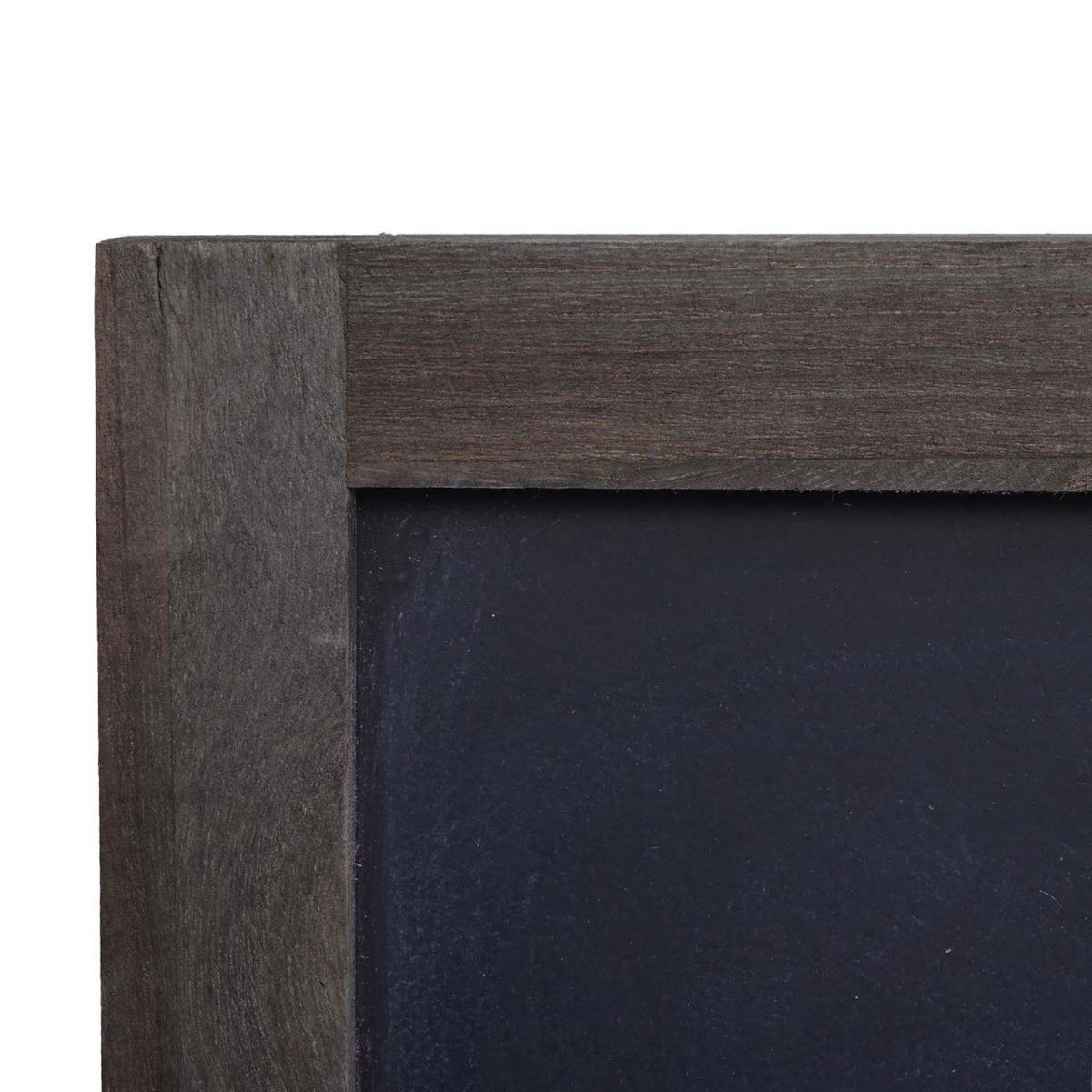 WERBETAFEL Grau, Braun - Braun/Grau, Holz (37/66/27cm) - Jamb
