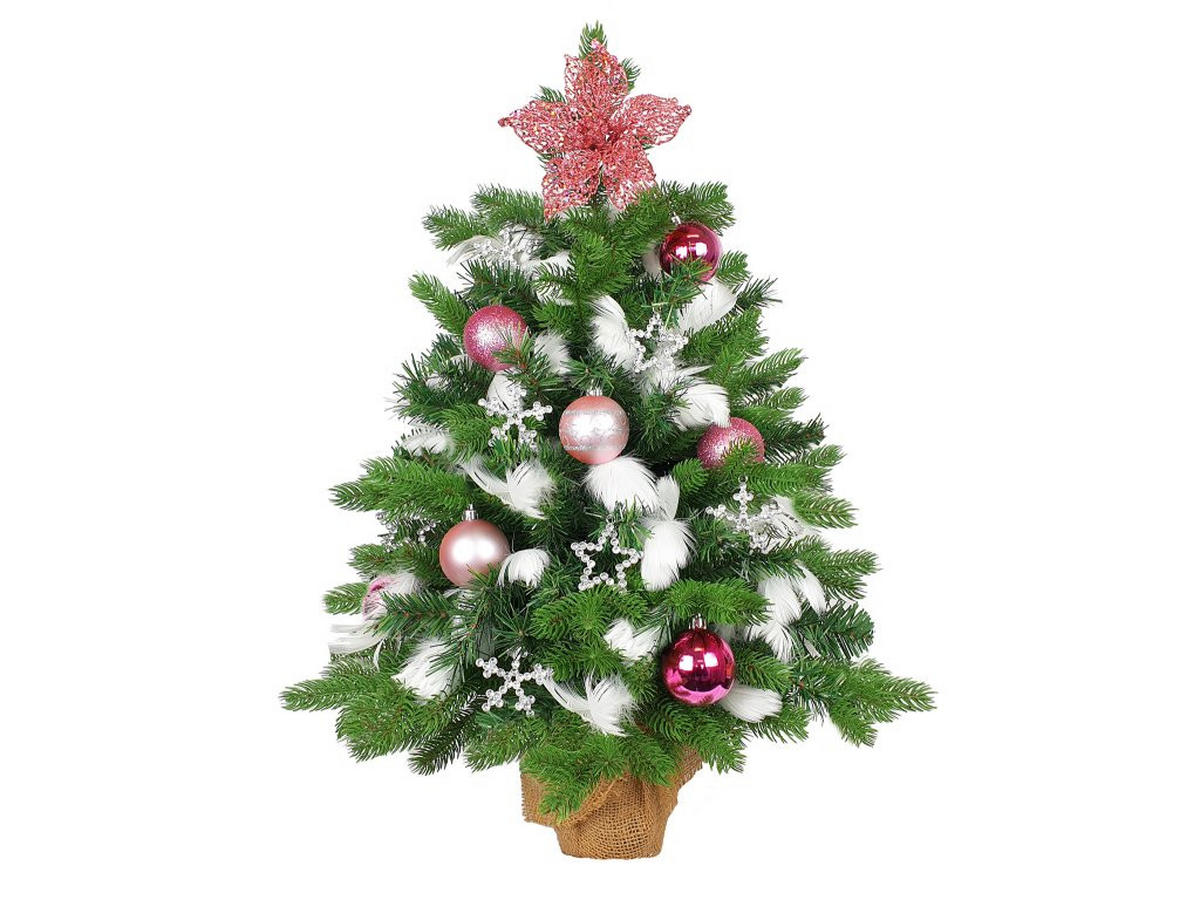 WEIHNACHTSBAUM künstlich Bernard in Blumentopf 75cm, Tannenbaum Christbaum Kunstbaum Dekobaum - Grün, Kunststoff/Stein (56/75cm) - LAALU