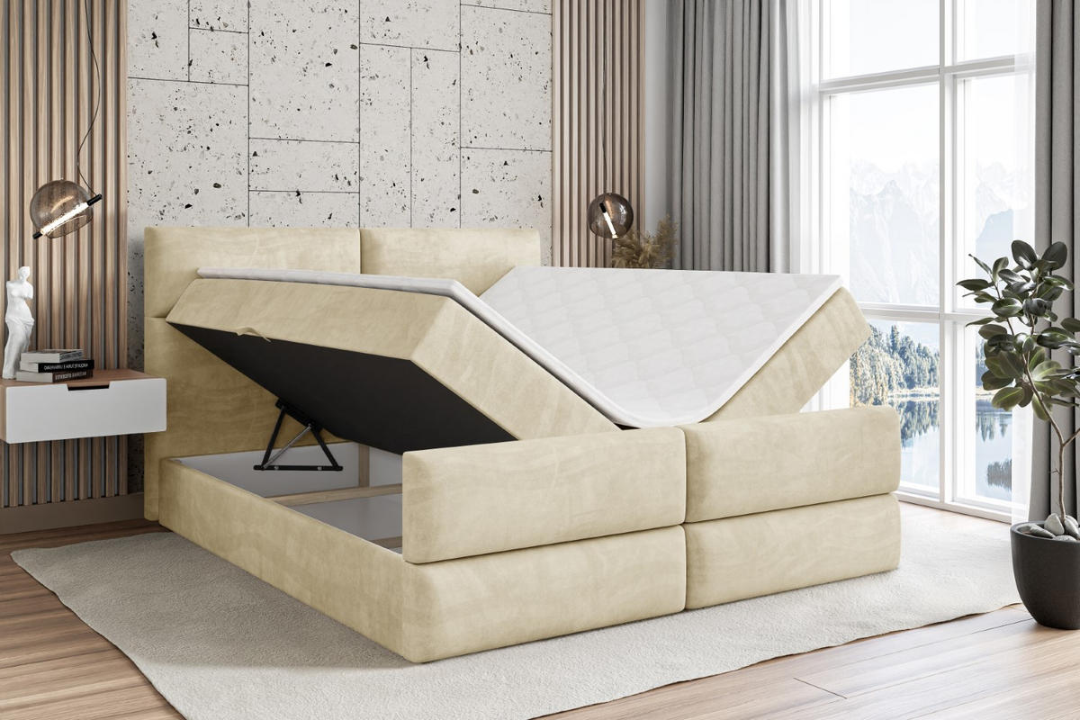 BOXBETT BOXI3-Z - 200x200 cm - H3 - Beige - Beige, Holzwerkstoff (200/200cm) - ALTDECOR
