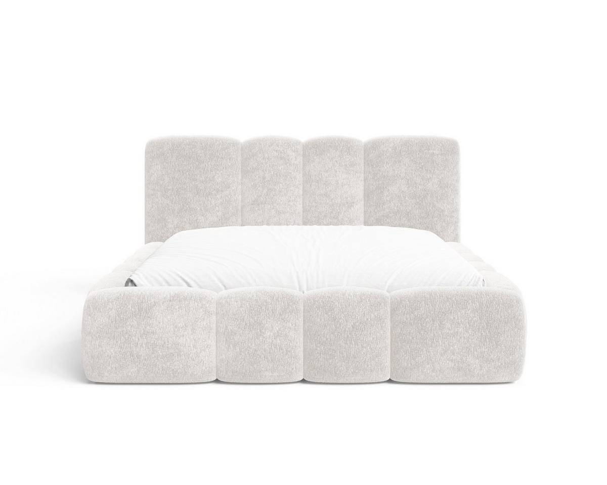 POLSTERBETT 26 - 180x200 cm – Amari – Bett mit Bettkasten und Gepolstertem Kopfteil - Beige, Holz (180/200cm) - ROYAL24_MARKT