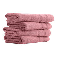 HANDTUCHSET Brooklyn - 4-teilig - 50x100cm - Malve - Mauve, Textil (50/100cm) - Uncover by Schiesser