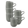 KAFFEEBECHER Terra Perlgrau 400 ml 6er Set - Grau, Keramik (0.4L) - Seltmann Weiden
