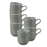 KAFFEEBECHER Terra Perlgrau 400 ml 6er Set - Grau, Keramik (0.4L) - Seltmann Weiden