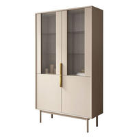VITRINE MIRACLE mit Glasfront Kaschmir - Kaschmir, Holzwerkstoff (104/180/39cm) - Lookway