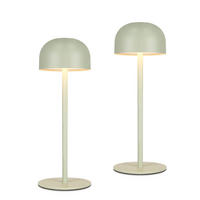 STOLNÍ LED lampa Abberger 9/9/25 cm (sada 2 ks) - zelená barva, kov (9/9/25cm) - Nettlife
