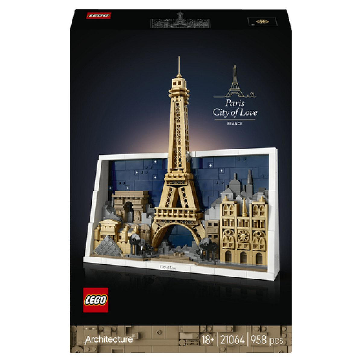 Lego Klemmbausteine Rot 38.2x9.4x26.2 cm