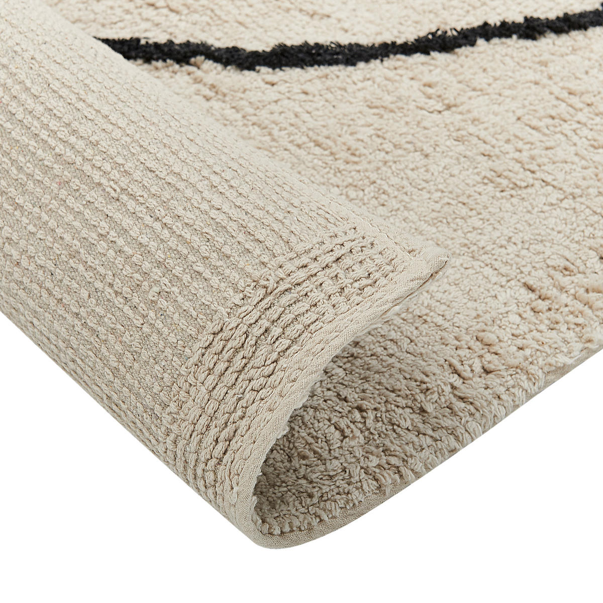 KURZFLOR-TEPPICH Bayir 230/160 cm - Beige, Textil (160/230cm) - Beliani