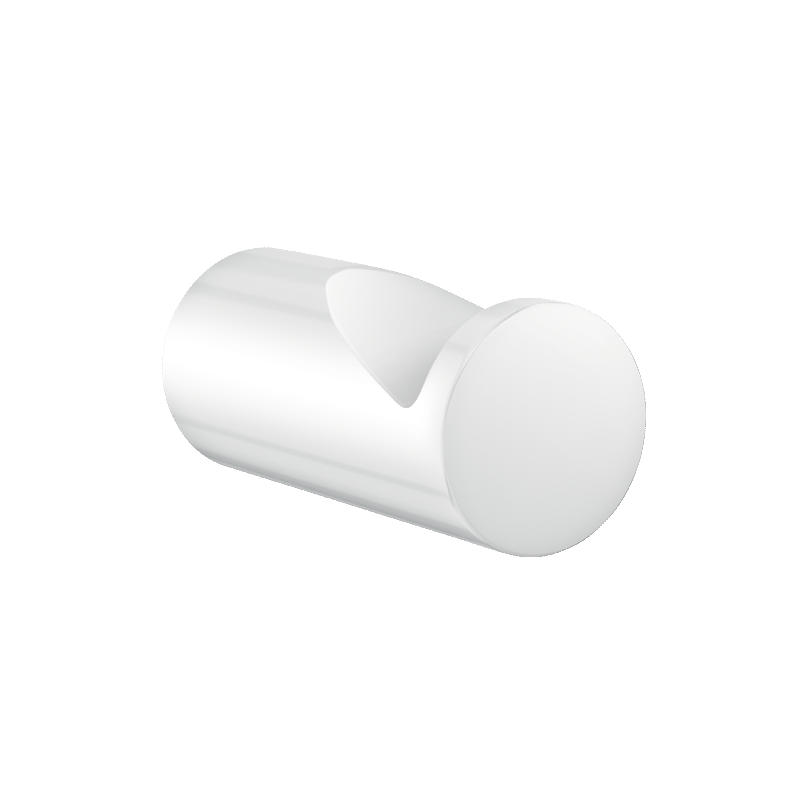 WANDHAKEN Edelstahl pulverbeschichtet weiß - Weiß, Metall (9/2/12cm) - Delabie