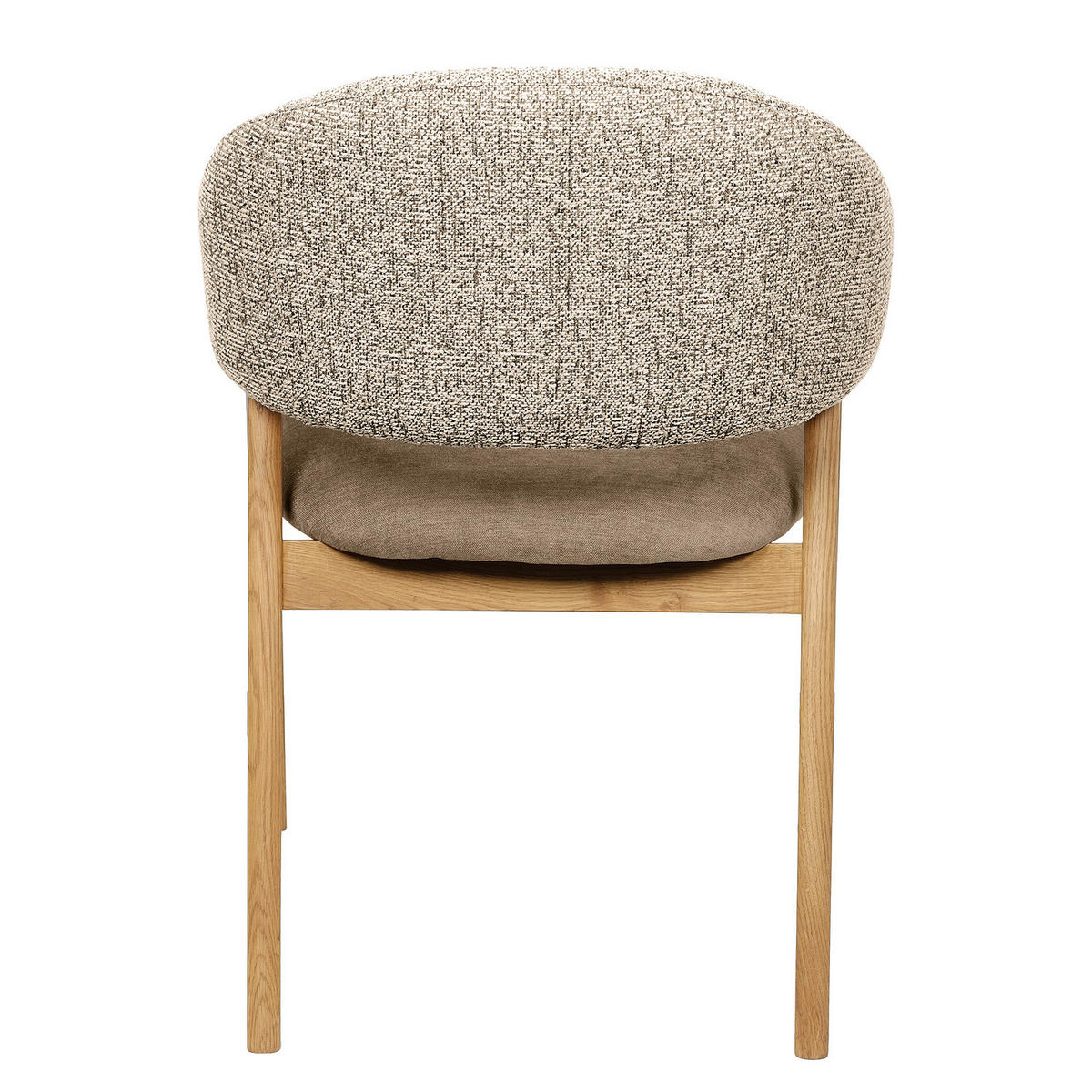 ARMLEHNENSTUHL - Taupe, Holz/Textil (60/82/59cm) - home24