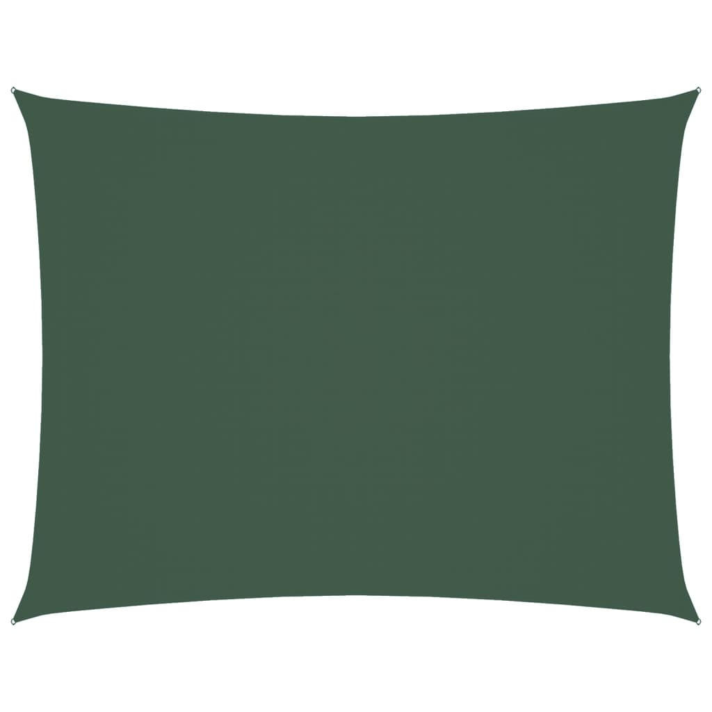 SONNENSEGEL Oxford-Gewebe Rechteckig 2,5x4 m Dunkelgrün - Grün, Textil (400/250cm) - furnicato