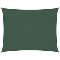 SONNENSEGEL Oxford-Gewebe Rechteckig 2,5x4 m Dunkelgrün - Grün, Textil (400/250cm) - furnicato