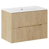 WASCHTISCH Narpio-56 - Braun, Holzwerkstoff (81/59/47cm) - Lomado