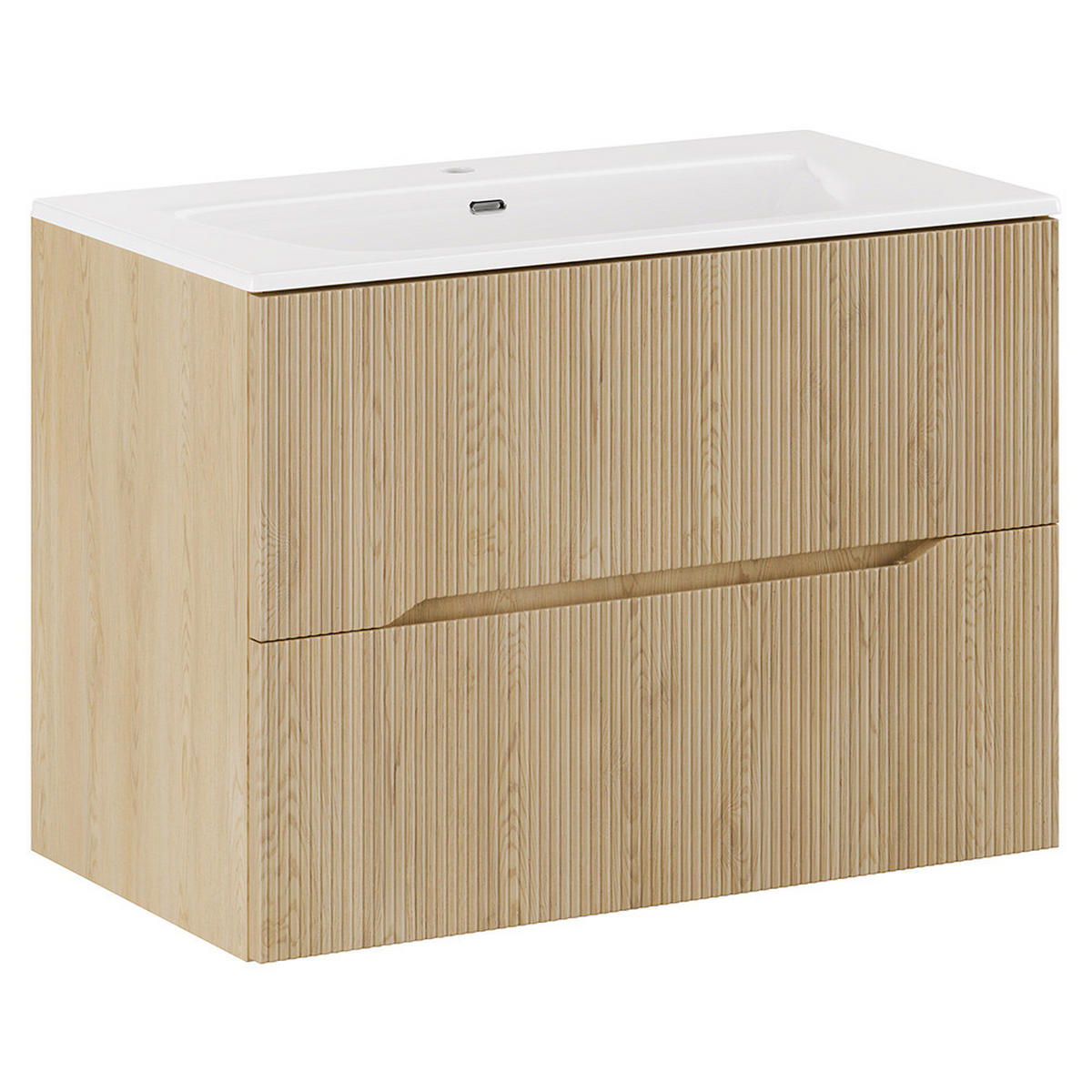 WASCHTISCH Narpio-56 - Braun, Holzwerkstoff (81/59/47cm) - Lomado