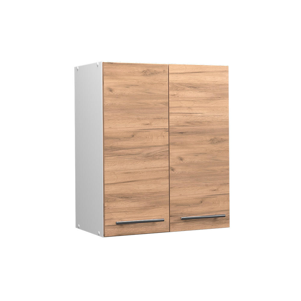 VÄGGSKÅP Fame-Line Goldkraft ek 60 cm Honungsek, Vit 72/60/34.1 cm