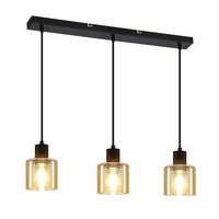 HÄNGELEUCHTE Martinie 68/5/170 cm - Schwarz, Metall (5/68/170cm) - Nettlife