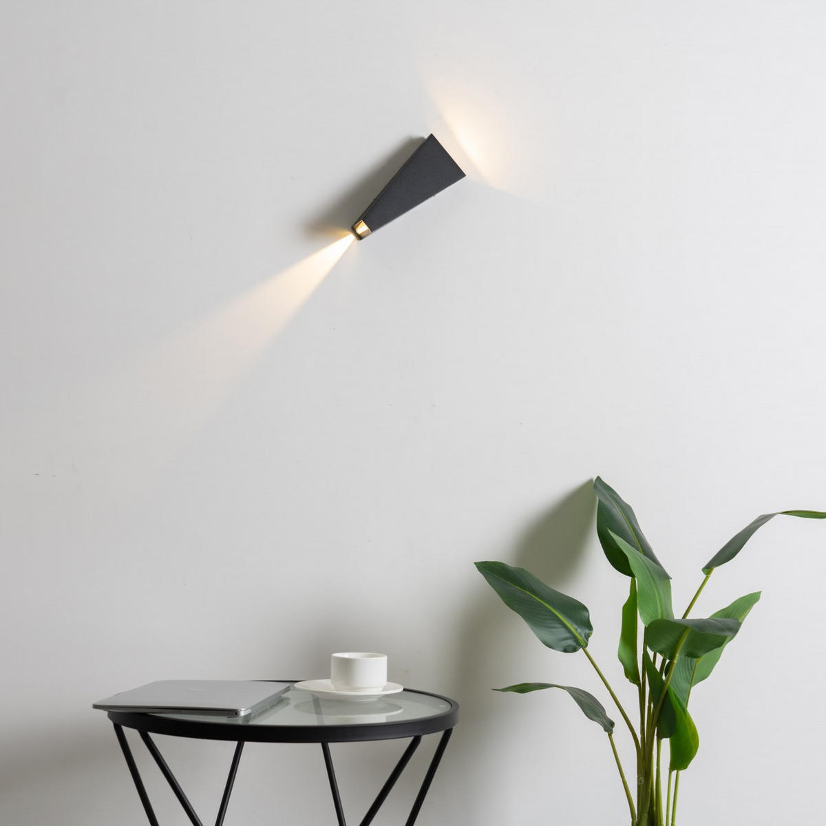 WANDLEUCHTE Helsinki, Schwarz, 20cm - Schwarz, Metall (9/20/20cm) - KOSILUM
