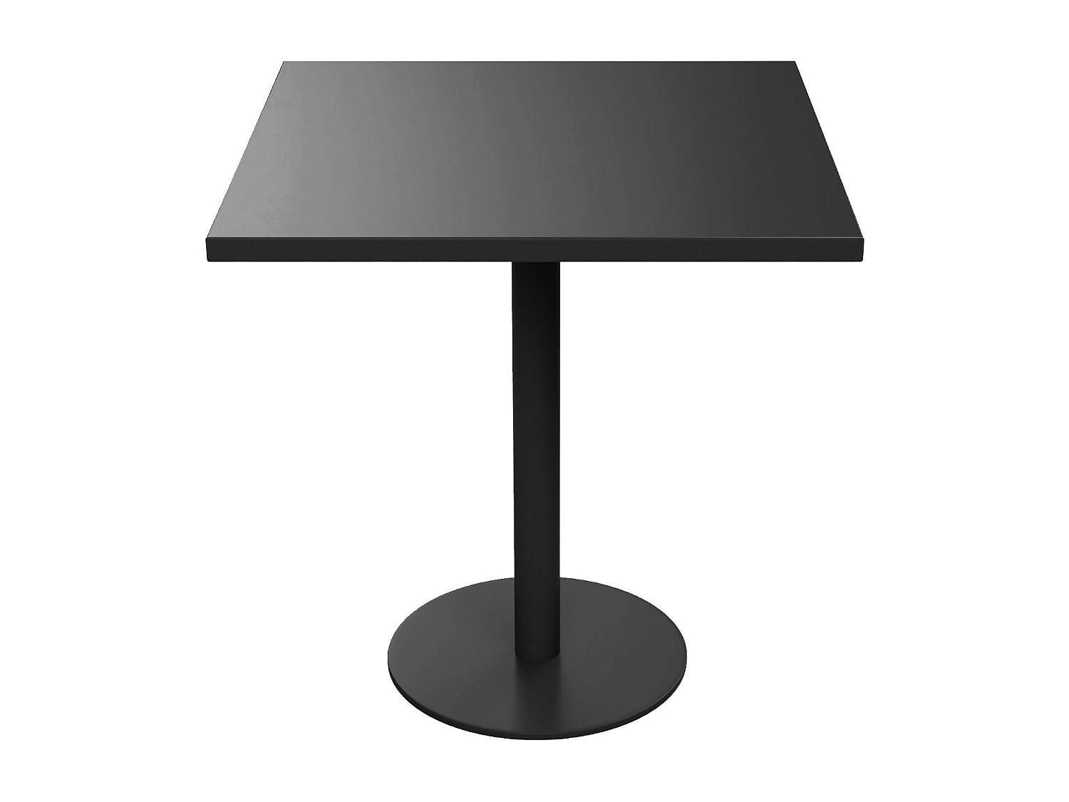 GARTENTISCH - 2 Personen - Metall - Schwarz - - Schwarz, Metall (70/70/75cm) - Vente-Unique