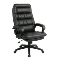 BÜROSTUHL - Kunstleder / Eisen - Schwarz, Kunststoff/Metall (67/123/76cm) - home24