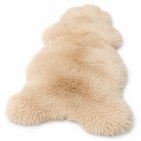 LAMMFELL Öko bunt gefärbt weich Fell Teppich Cappuccino ca. 110 cm - Cappuccino, Fell (60/110cm) - Provellus