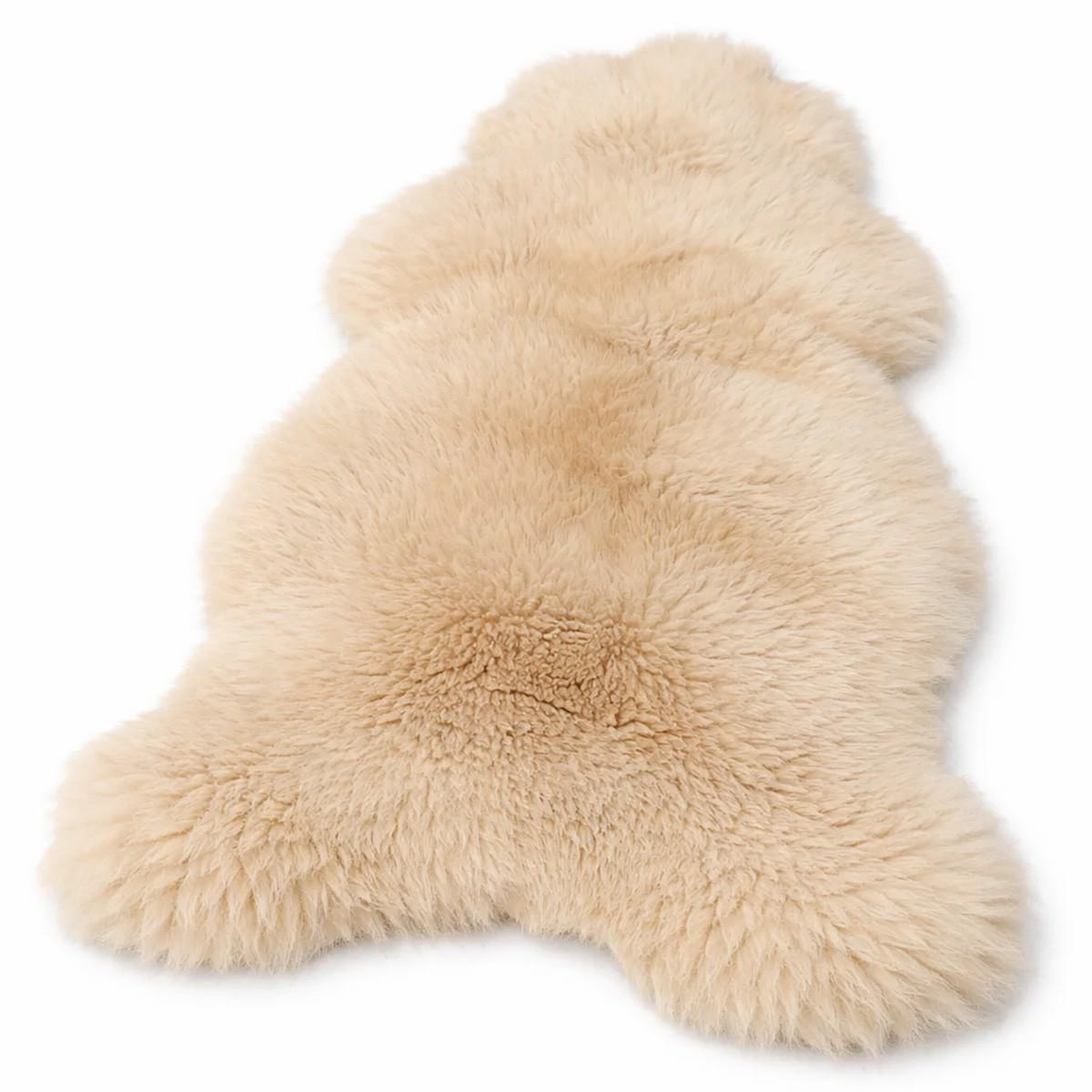 LAMMFELL Öko bunt gefärbt weich Fell Teppich Cappuccino ca. 110 cm - Cappuccino, Fell (60/110cm) - Provellus