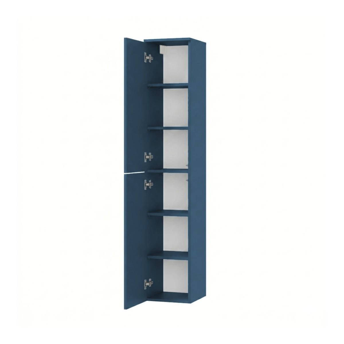HOCHCHRANK Color 2D 160 Meeresblau - Dunkelblau, Holzwerkstoff (30/160/30cm) - mzm24