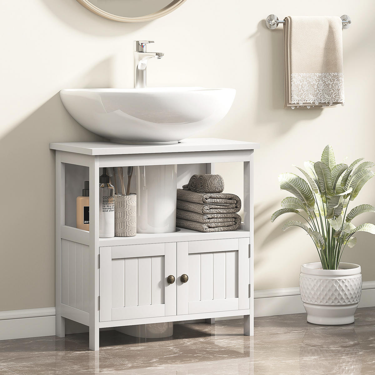 HÄNGESCHRANK Weiß 1 Stück - Weiß, Kunststoff (60/60/30cm) - GiPP