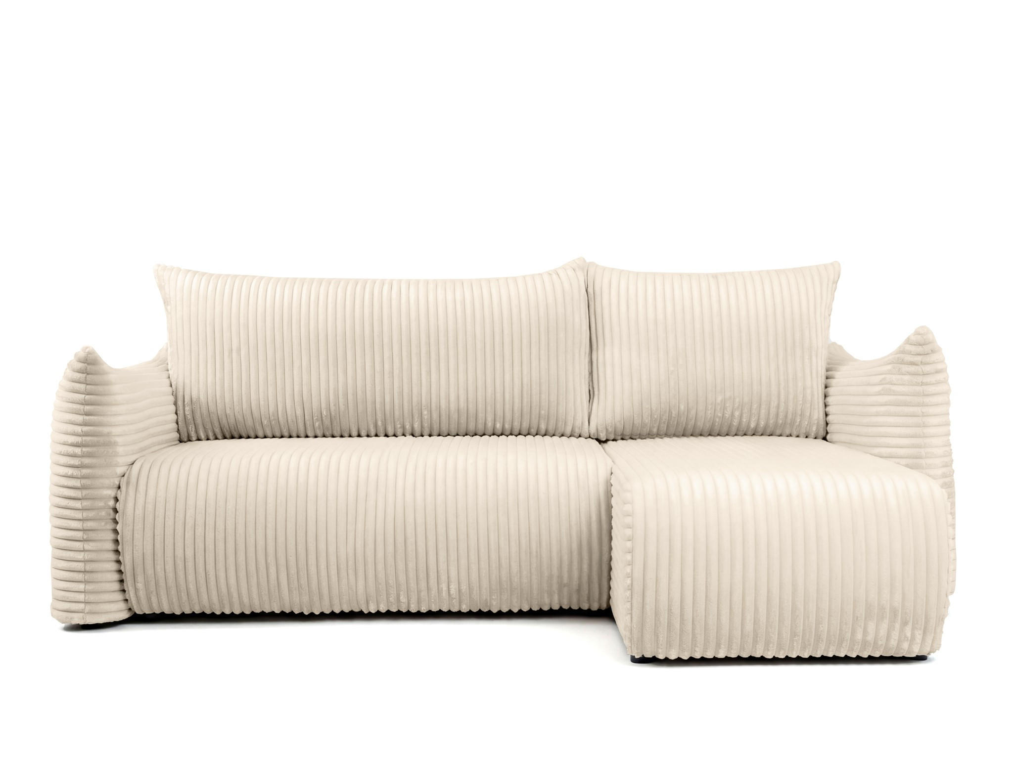 Fun Möbel Ecksofa Ecru 226x154 cm