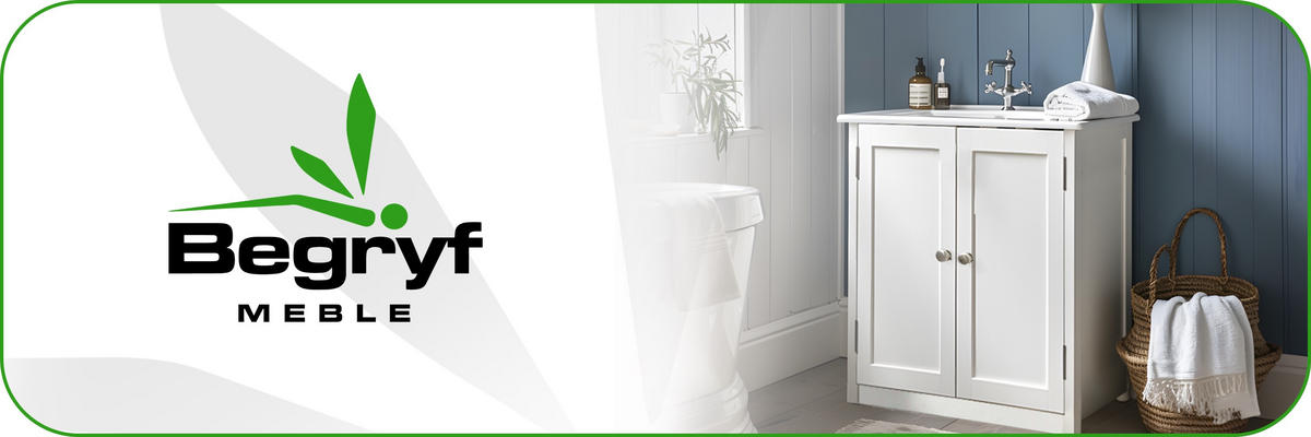 BADSCHRANK MDF Weiß 2 Türen 2 Schubladen 60x30x75 cm - Weiß, Holzwerkstoff (60/75/30cm) - Begryf
