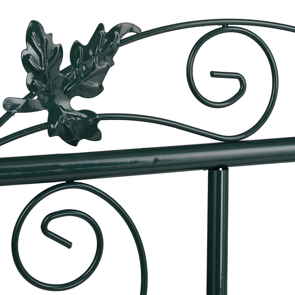 ROSENBOGEN - Dunkelgrün, Metall (113.5/230/36.5cm) - Relaxdays