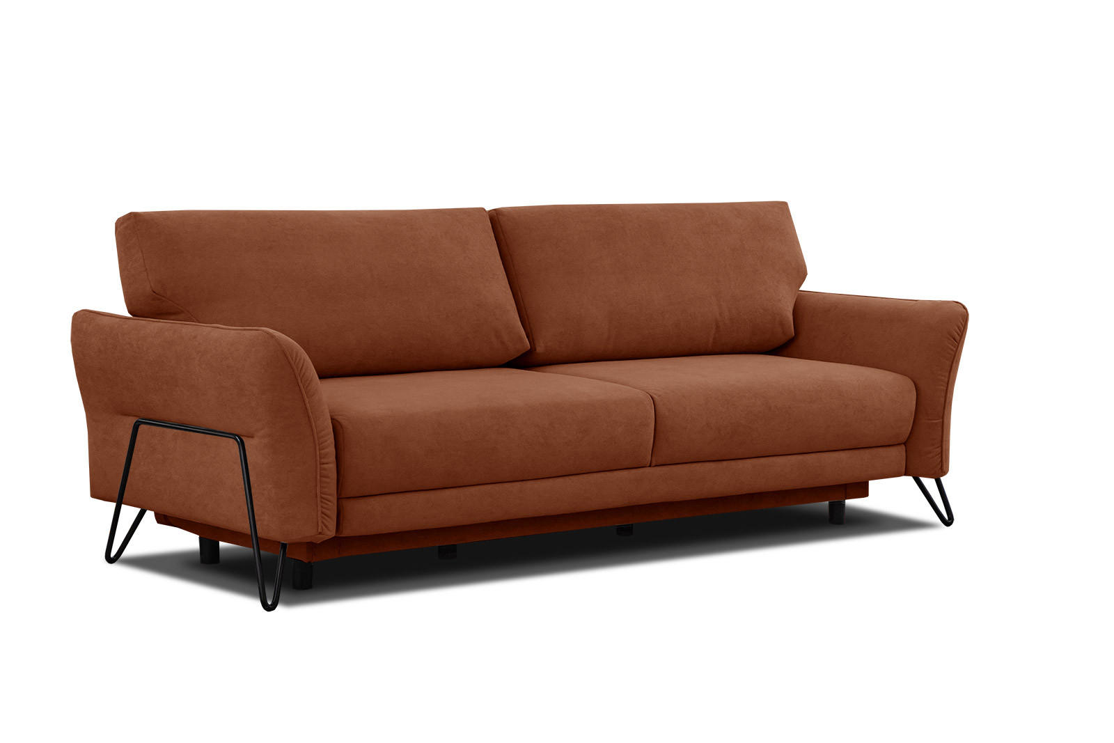 Wozimo Sofa Dunkelorange 232x90x107 cm