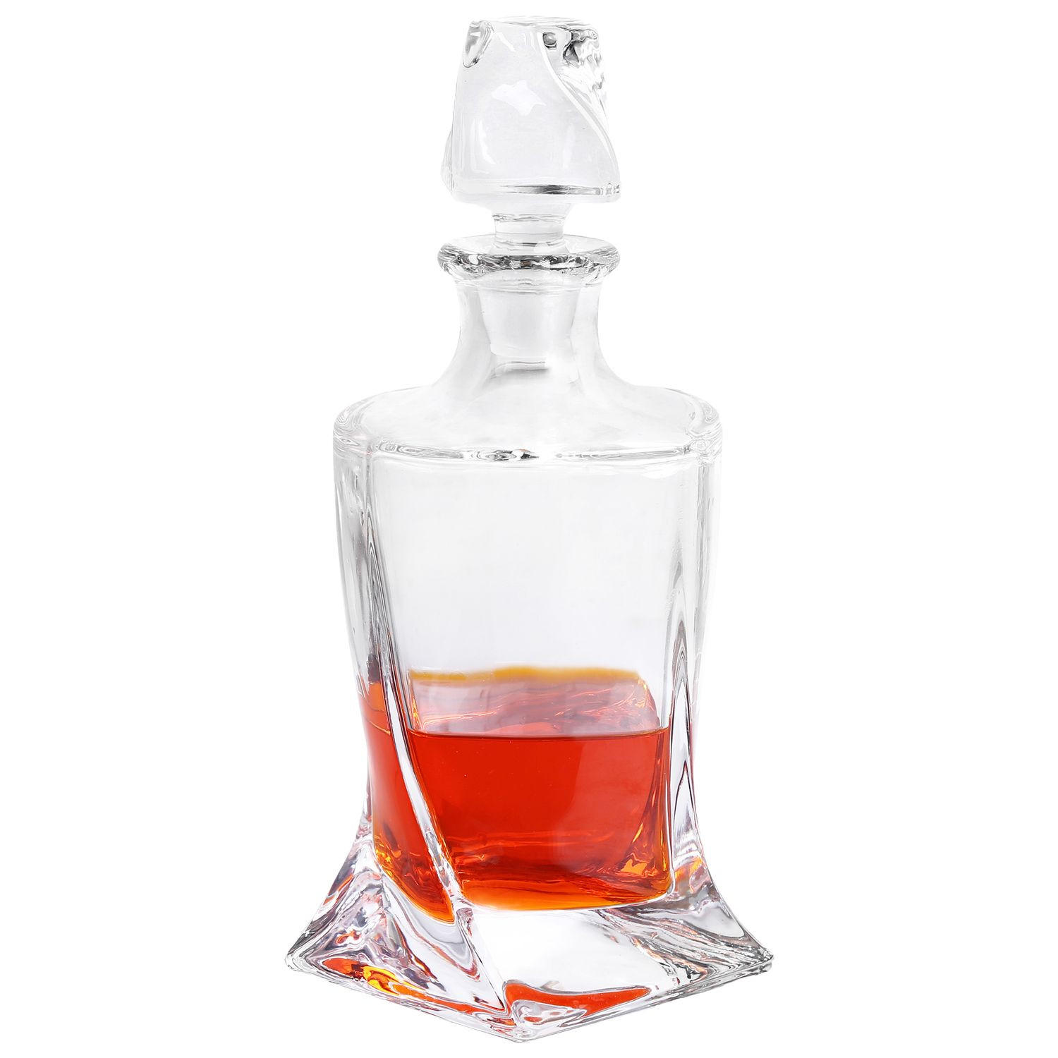 WHISKEY KARAFFE 750 ml - Transparent, Glas (0.75L) - Intirilife