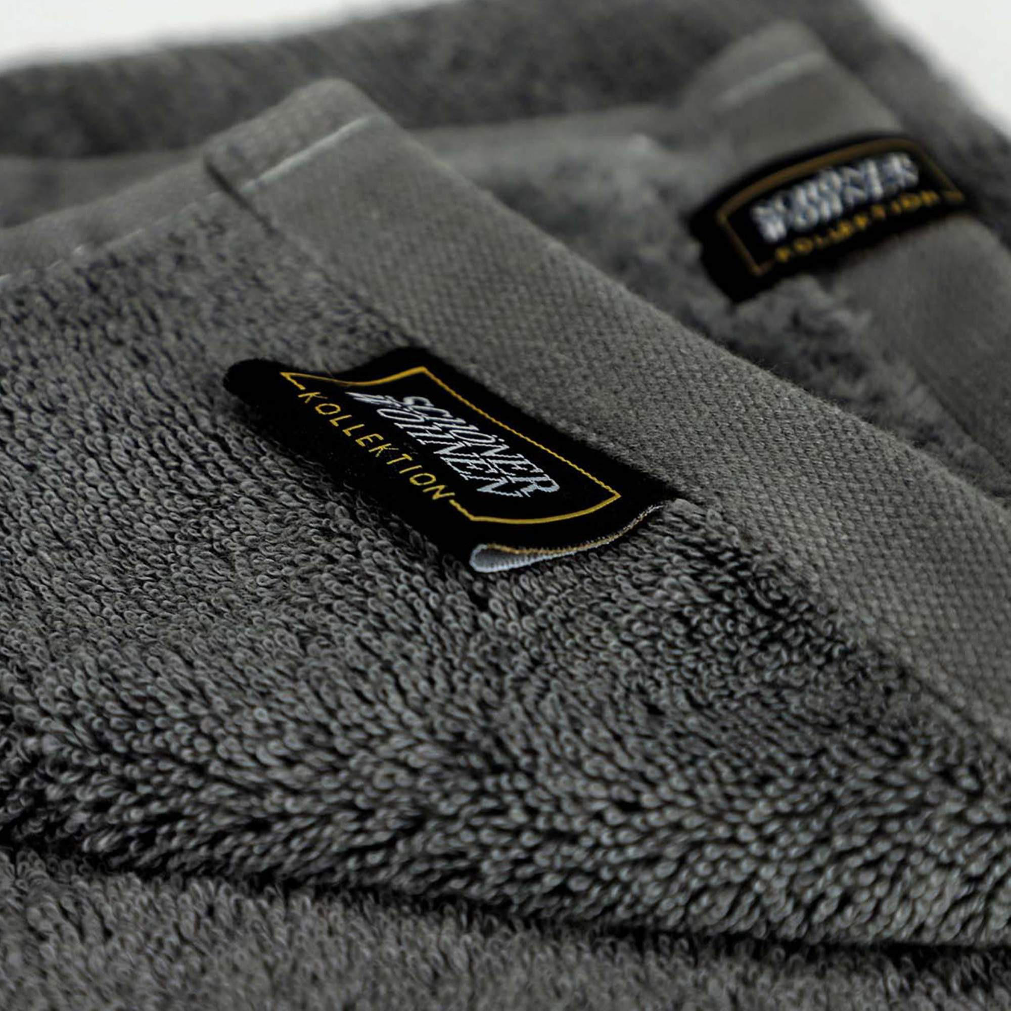 HANDTUCH SENSE - Anthrazit, Textil (50/100cm) - Schöner Wohnen