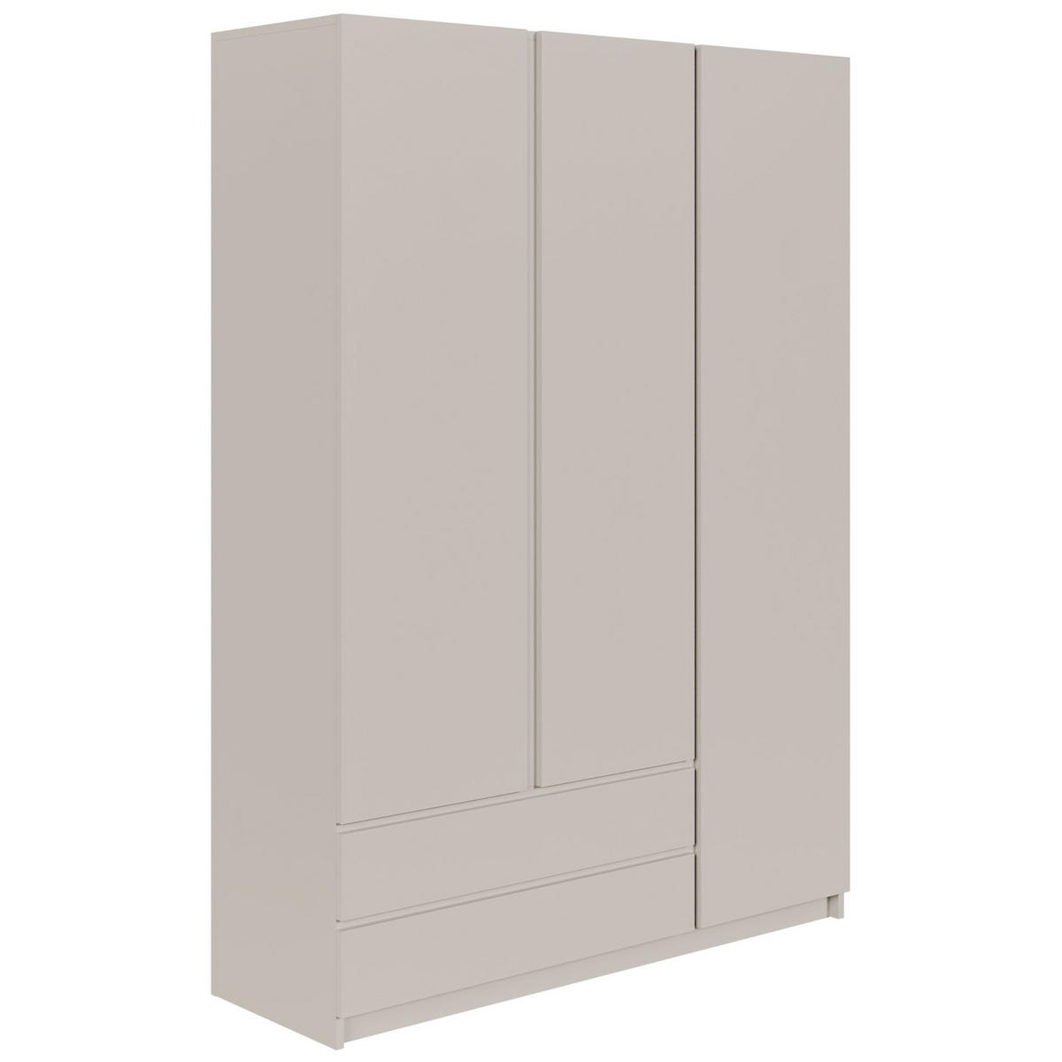 KLEIDERSCHRANK Bemmi Kaschmirgrau 150 cm - Taupe, Holzwerkstoff (150/210/50cm) - Selsey