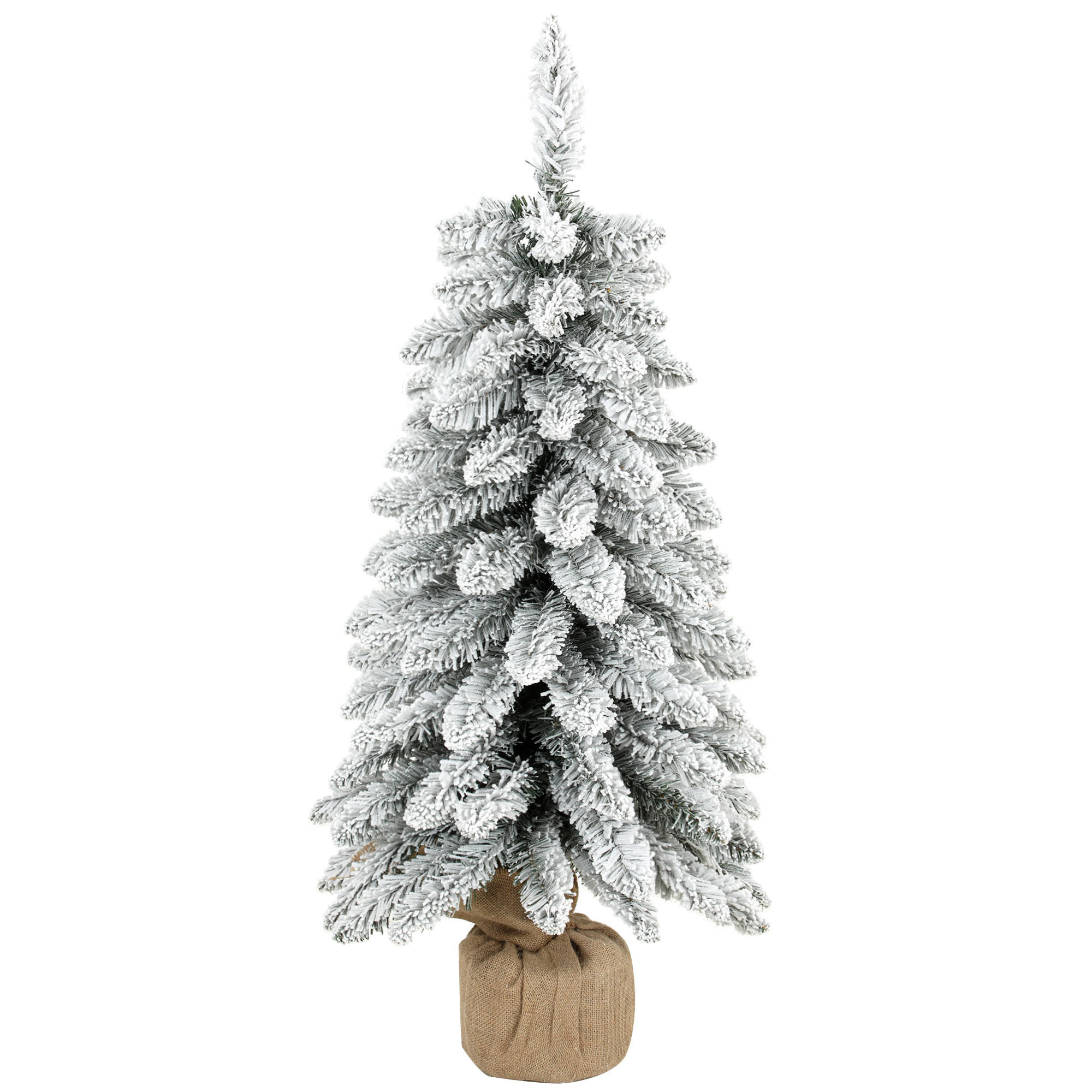 KÜNSTLICHER-WEIHNACHTSBAUM PVC Weiß - Weiß, Kunststoff (90cm) - HOMCOM