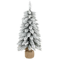 KÜNSTLICHER-WEIHNACHTSBAUM PVC Weiß - Weiß, Kunststoff (90cm) - HOMCOM