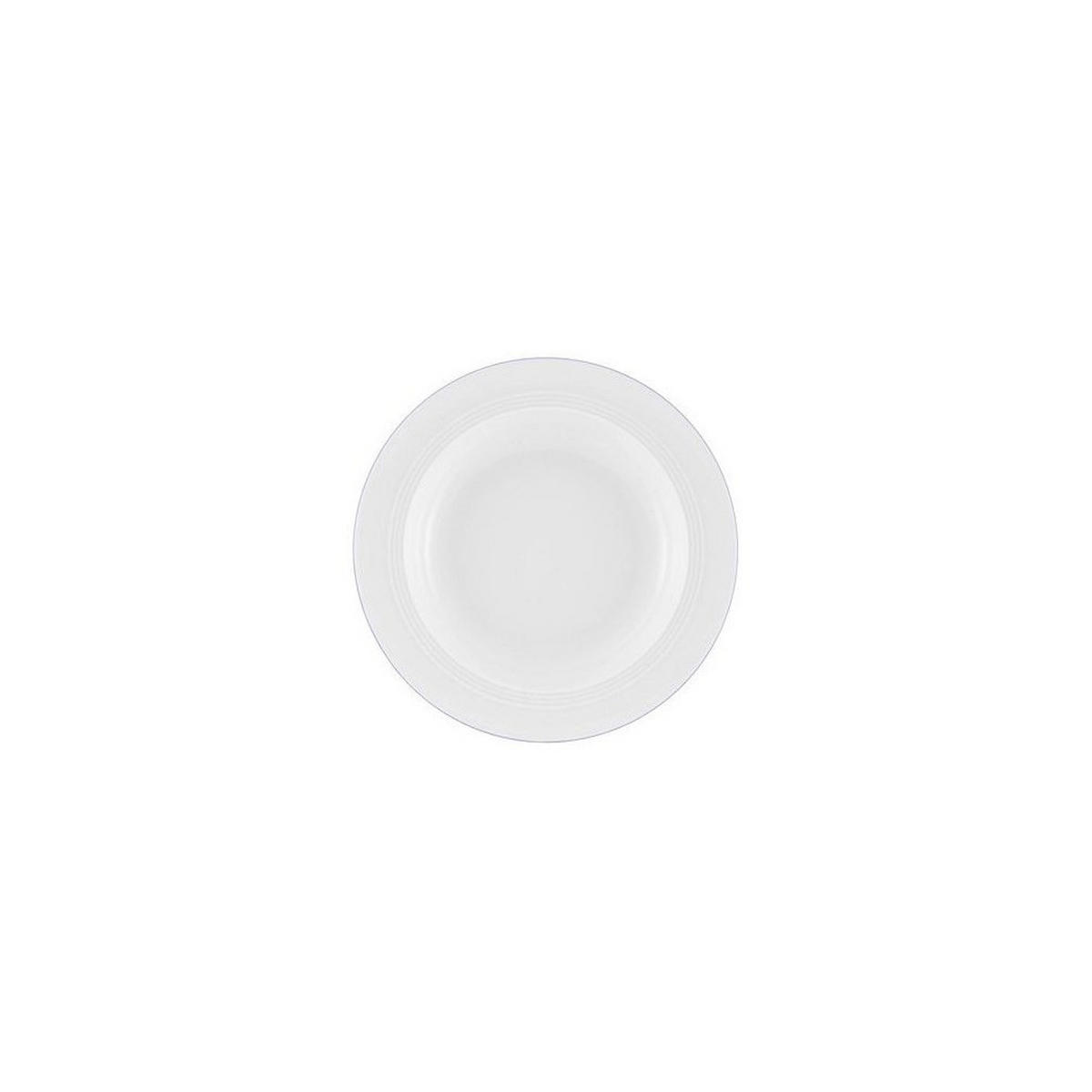 TELLER Weiß 24/24/5 cm F5910154011 - Weiß, Keramik (23cm) - Friesland 