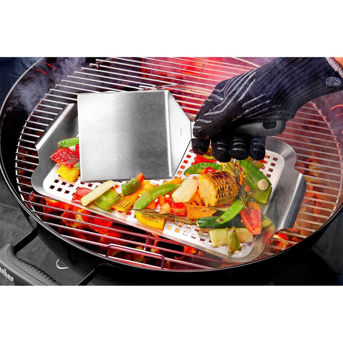 SILBER 31.5/14/9 cm G89563 - Silberfarben, Metall (31.5cm) - Gefu