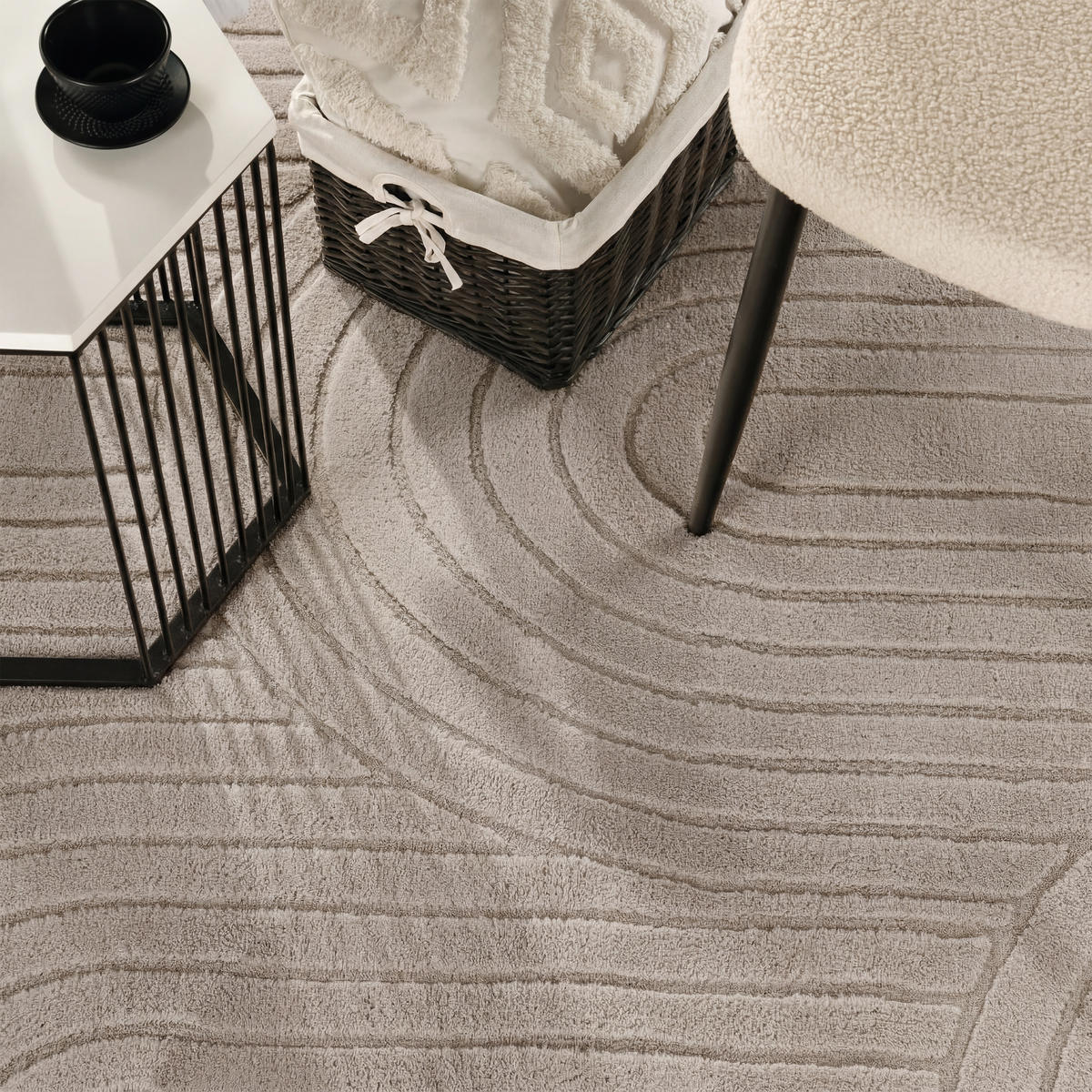 HOCHFLORTEPPICH 240/340 cm Tokio 471 - Beige, Textil (240/340cm) - Paco Home