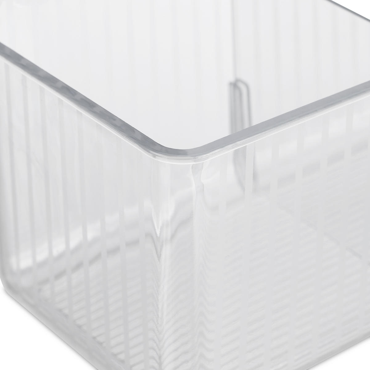 2XSCHRANKTÜR-ORGANIZER - Transparent, Kunststoff (25.5/10/12.5cm) - Relaxdays