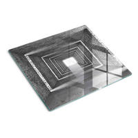 GLASPLATTE 60x52 cm Ziegel - Grau, Glas (60/0.4/52cm) - TULUP