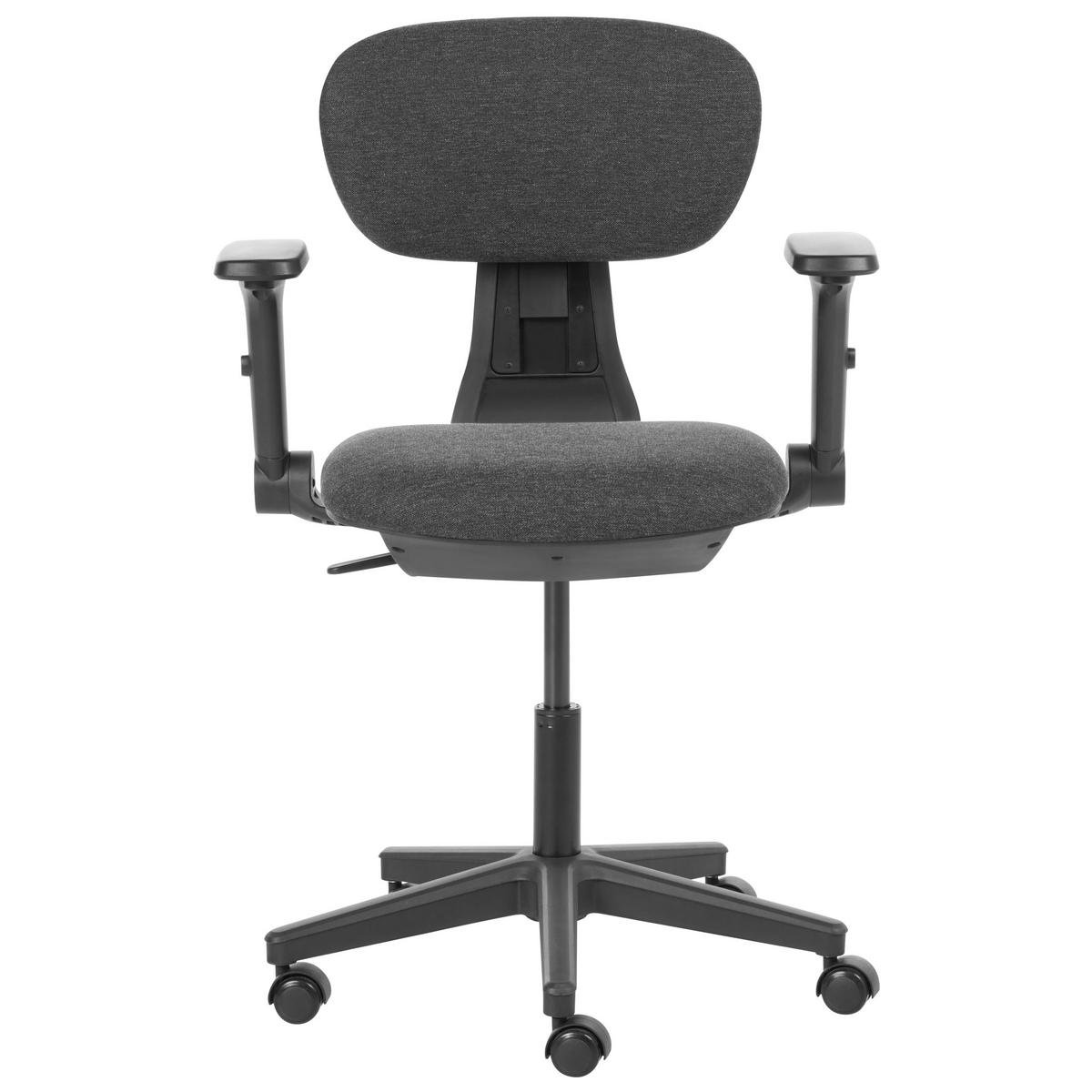 KANCELÁŘSKÁ ŽIDLE Látka Černá Core - černá, textil (68/88/68cm) - Beliani