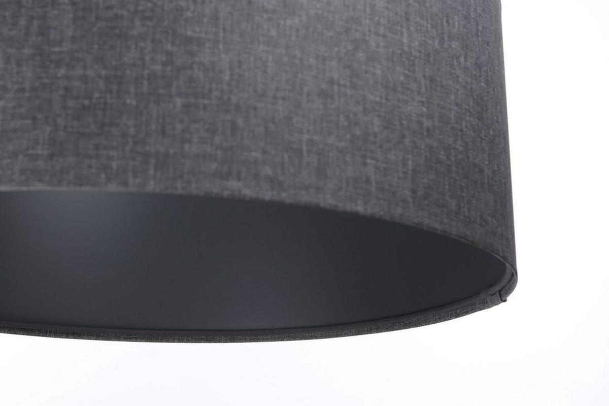 HÄNGELEUCHTE Grau 40/25 cm - Schwarz/Grau, Kunststoff (40/0.5/25cm) - ONZENO