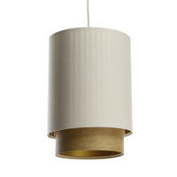 HÄNGELEUCHTE Gold 25/105 cm - Goldfarben, Kunststoff (30/0.4/105cm) - ONZENO