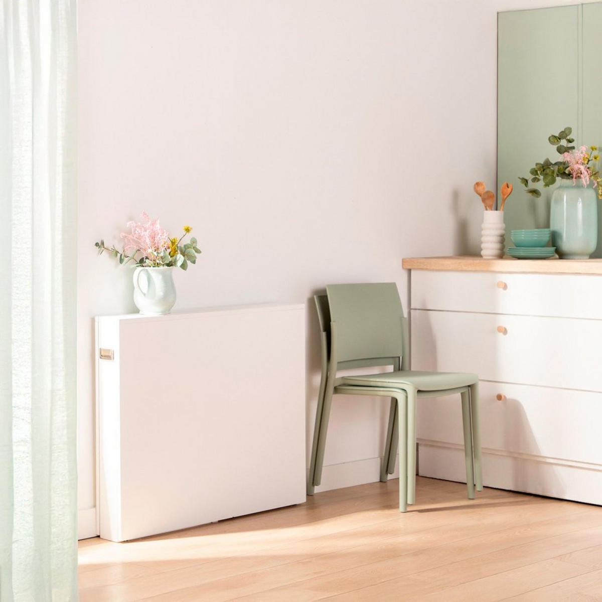 ESSTISCH Anika Weiß 14 - 85 - 160 cm x 78 cm - Weiß, Holzwerkstoff (90/14/78cm) - Klast Home