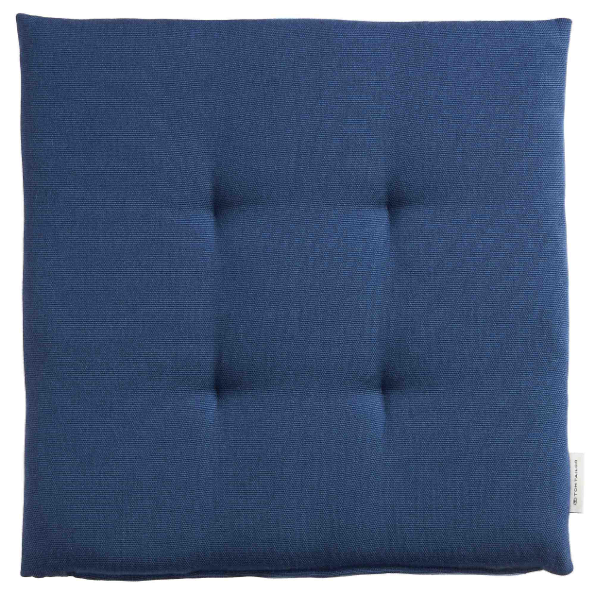 SITZKISSEN DOVE CHAIRPAD - Blau, Textil (40/40/2cm) - Tom Tailor